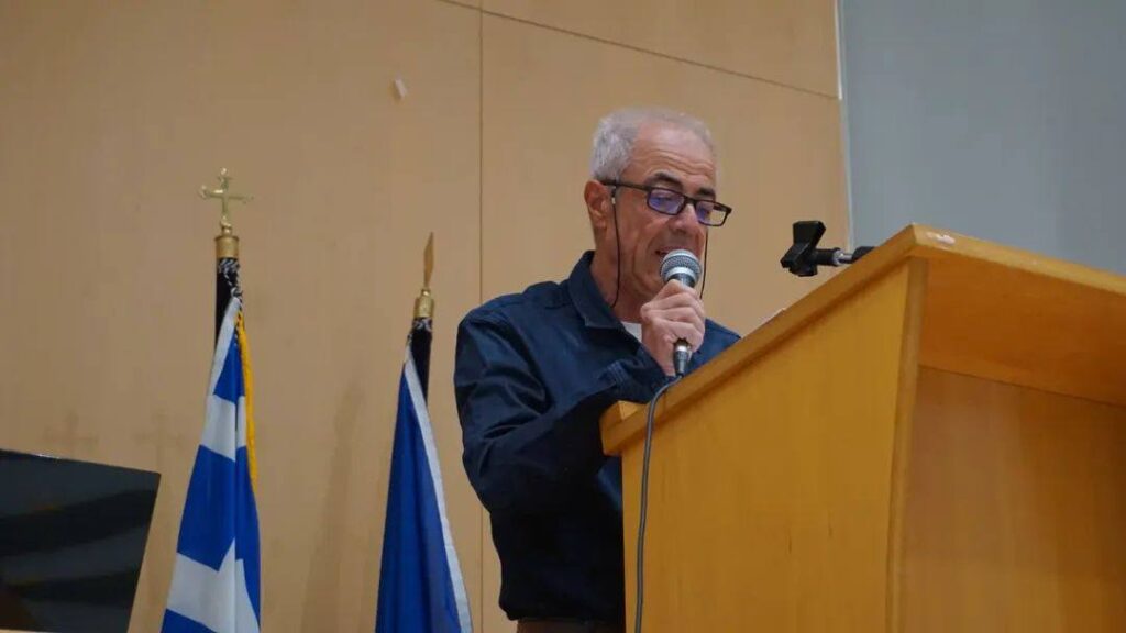 Ο Πρόεδρος της ΕΟΠ Γιώργος Κούλαλης σε ομιλία στην 8η Πανελλήνια Συνάντηση Μονοπατιών